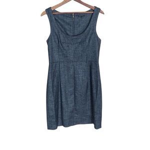 Theory Scoop Neck Sleeveless Knee Length Dress